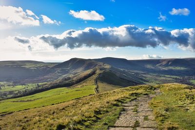 Scenic view of landscape against sky