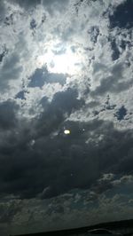 Low angle view of clouds in sky