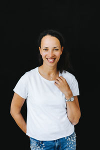 Portrait of a smiling young woman