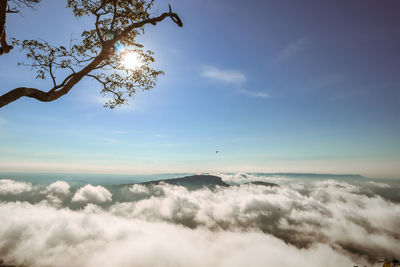 Low angle view of clouds in sky