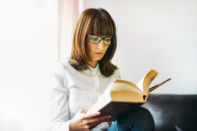 Girl with a reading book