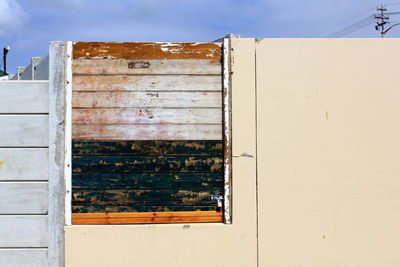 Close-up of old building