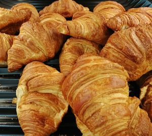 Close-up of croissant for sale