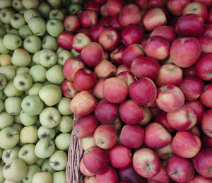 Full frame shot of apples