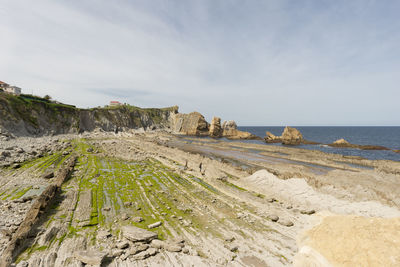 Panoramic view of sea against sky