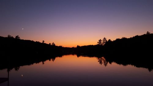 Sunset on donnell pond