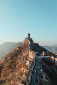 View of fort against sky