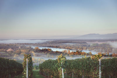 Panoramic view of landscape against sky