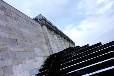 Low angle view of building against sky