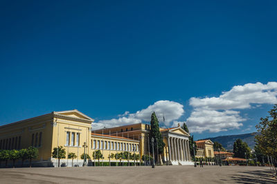 Built structure against blue sky