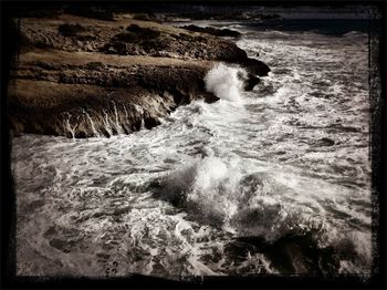 Rocks on coast