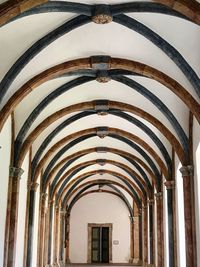 Low angle view of ceiling of building