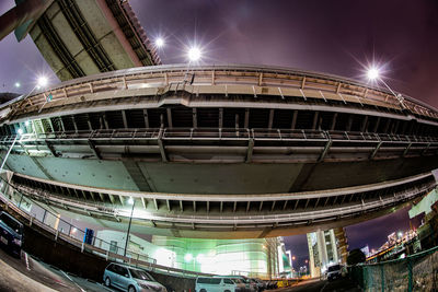 Low angle view of modern building