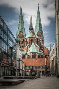 View of buildings in city