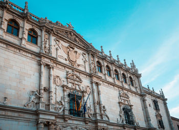 Low angle view of building against sky