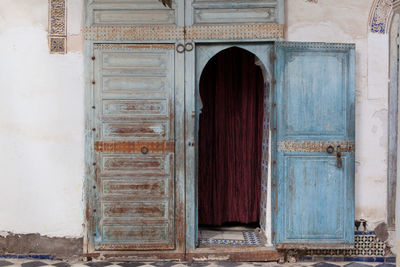 Entrance of building