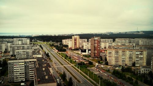 Cityscape against the sky