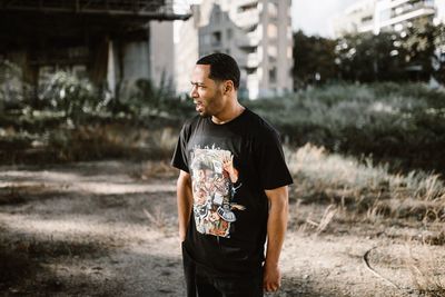 Portrait of young man