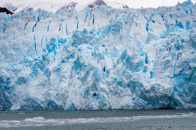 Scenic view of frozen sea