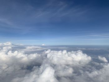 Low angle view of clouds in sky