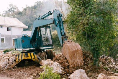 View of construction site