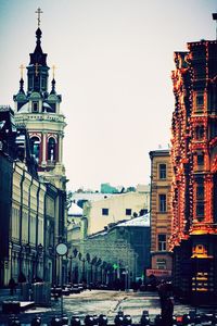 View of buildings in city