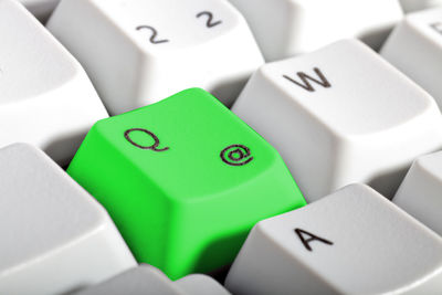 Close-up of computer keyboard