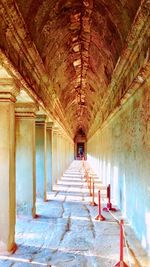 Railing at corridor in historic building