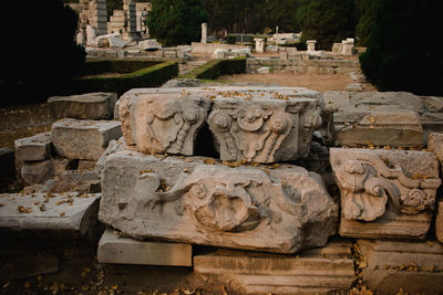 Statue of old temple