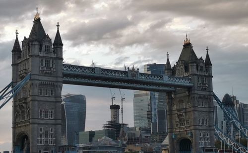 Buildings in city against sky