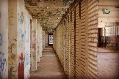 Corridor of building