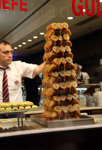 Man working at store