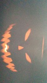 Close-up of orange wall