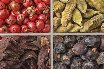 Close-up of fruits for sale in market