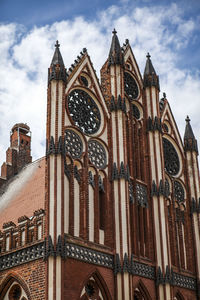 Low angle view of building against sky