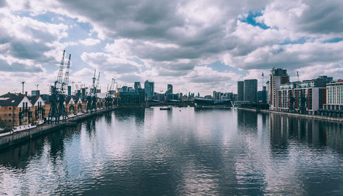 View of city at waterfront