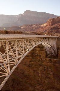 Bridge over mountain