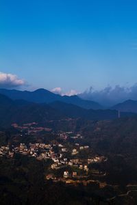 Aerial view of a city