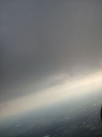 Scenic view of cloudscape against sky at night