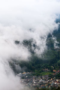 Aerial view of buildings in city