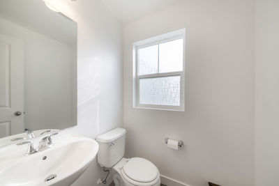 Interior of bathroom