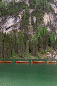 View of swimming pool in lake