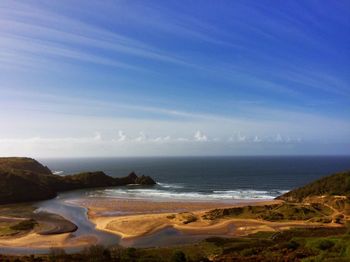 Three cliffs bay. gower. wales 