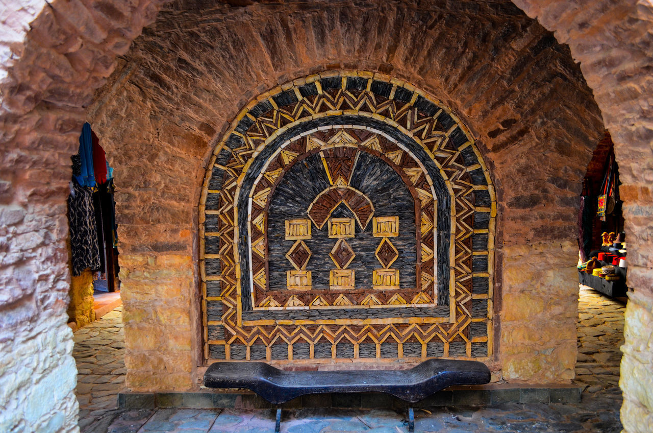 INTERIOR OF OLD CHURCH