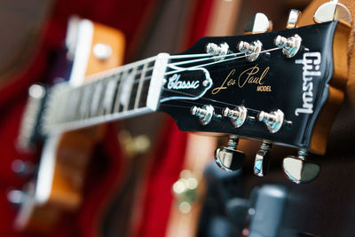 Close-up of guitar