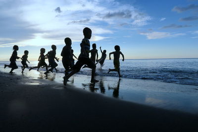 People on beach