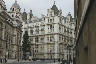 Low angle view of historical building