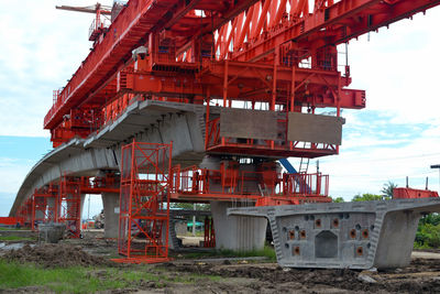 View of construction site against sky