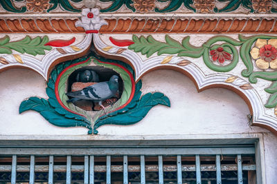 Low angle view of statue