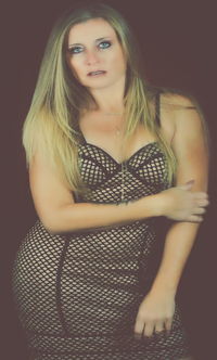 Portrait of a beautiful young woman